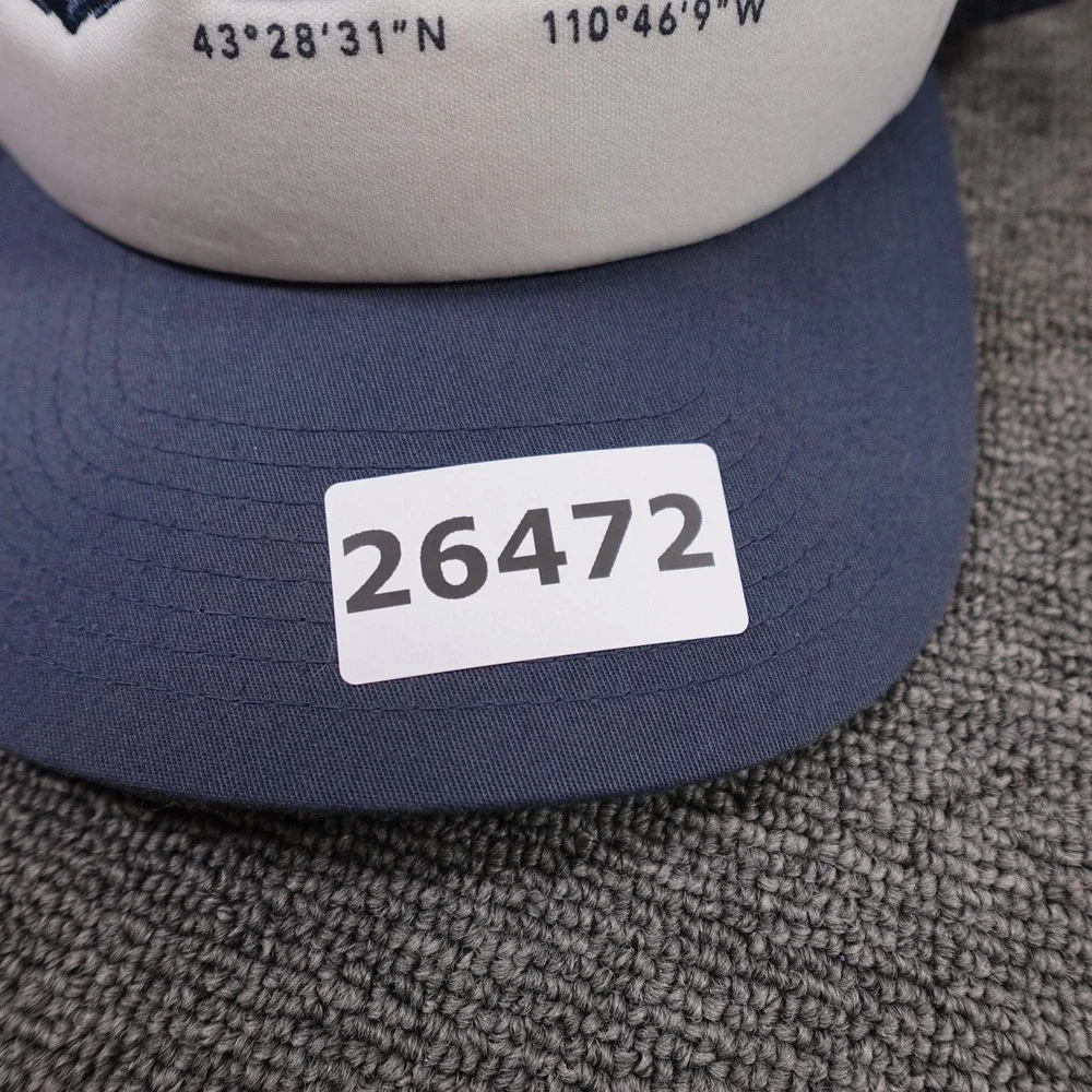 Stio Hat Cap Snap Back Mens One Size Blue Mesh Trucker Outdoor Jackson Hole